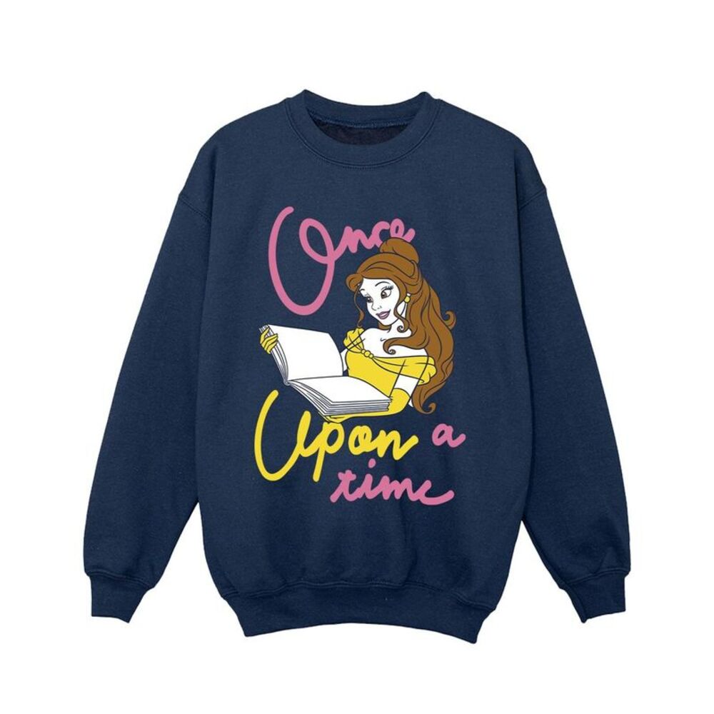 Beauty And The Beast Girls Once Upon A Time Belle Sweatshirt / Navy Blue
